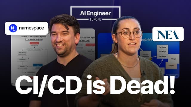 CI/CD Is Dead, Agents Need Continuous Compute and Computers — Hugo Santos (Namespace) × Madison Faulkner (NEA), AI Engineer Europe 2026
