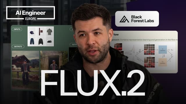 FLUX, Open Research, and the Future of Visual AI — Stephen Batifol, Black Forest Labs (AI Engineer Europe)